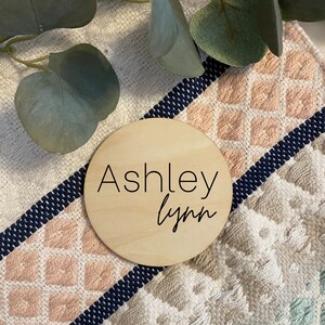 Baby Name Announcement Name Sign
