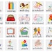 Printable - Kids Routine Visual Cards, Visual Schedule, Children’s ...