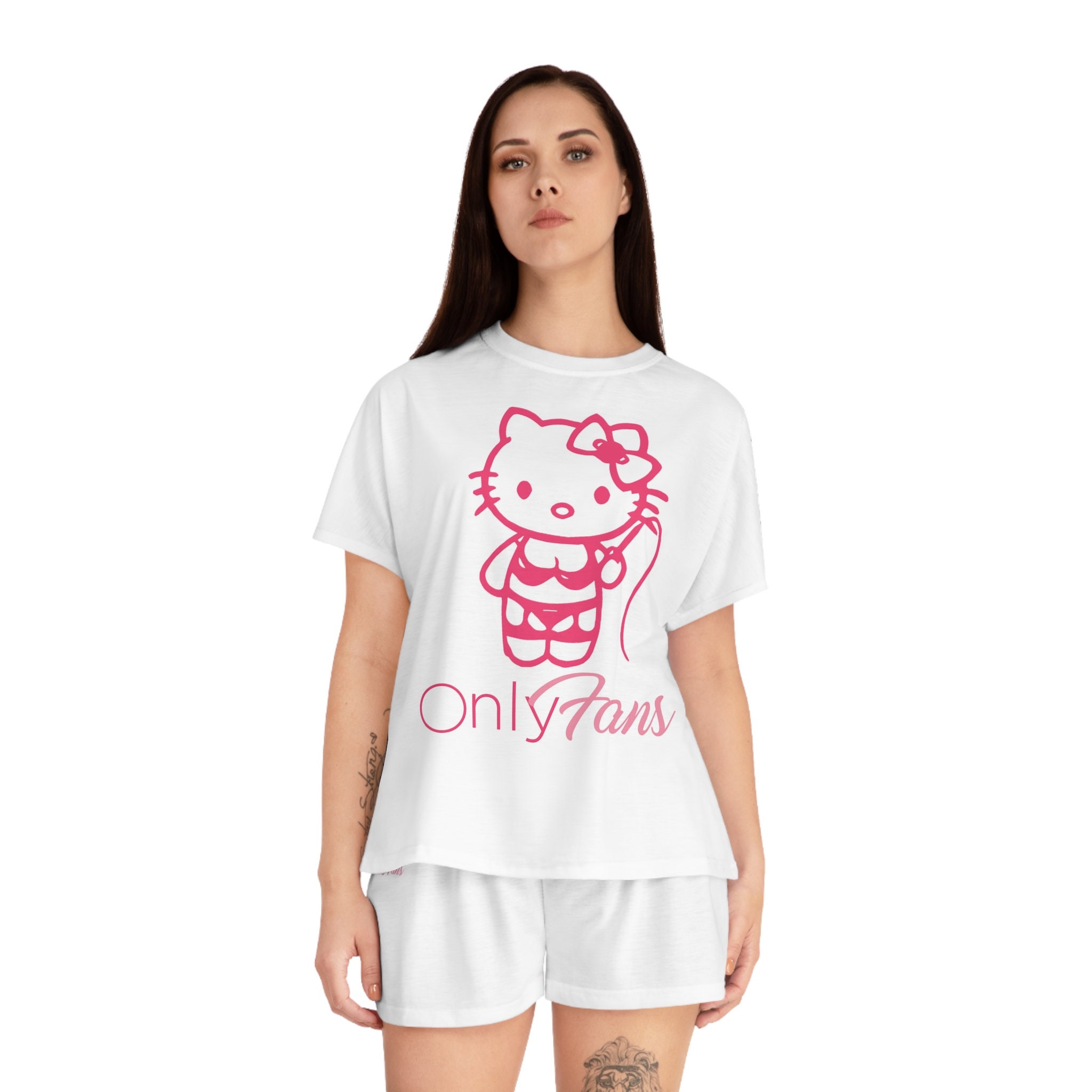 Hello Kitty Short Set Onlyfans Short Set Womans Short Set Content Creator Clothes Onlyfans