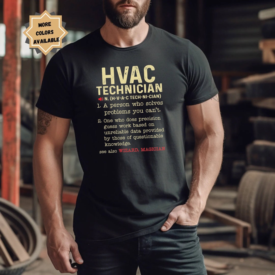 Hvac Shirt Hvac Men Gift Ideas Hvac Svg 10 Year Anniversary Etsy