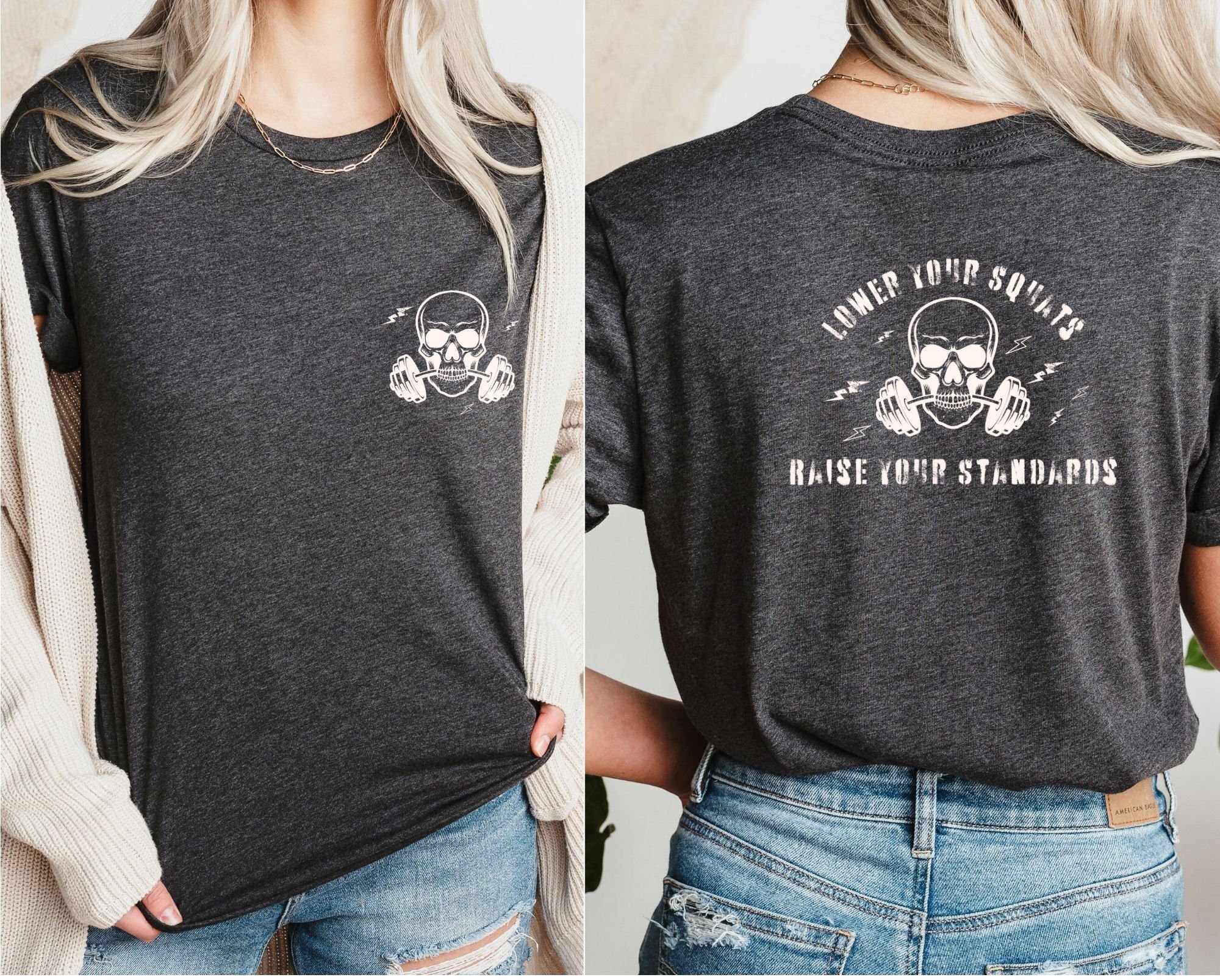 Squats Low - Full T-Shirt
