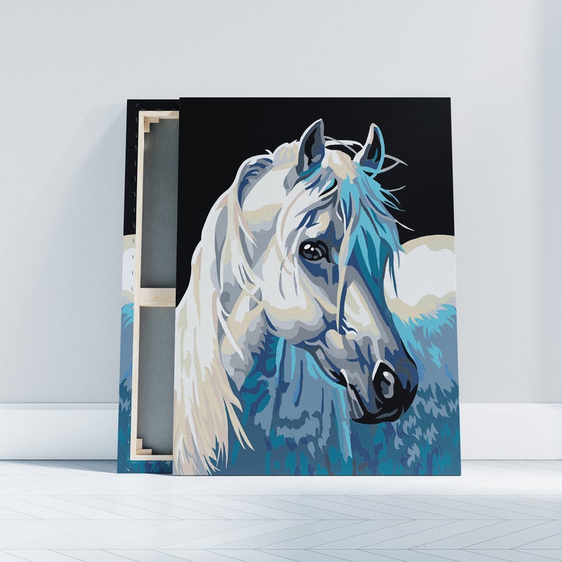Paint by Number Horses - Etsy
