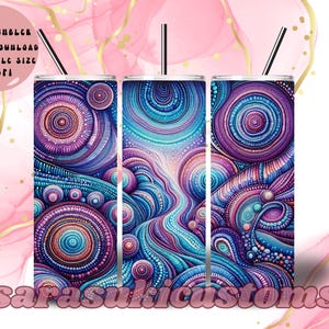 20 Unzen Sublimation, Aborigine-Design, 20 Unzen Becher, digitaler Download