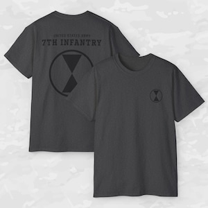 7th Infantry Division T-Shirt: US Army Hourglass Division