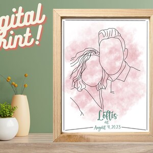 Personalized Outline Portrait