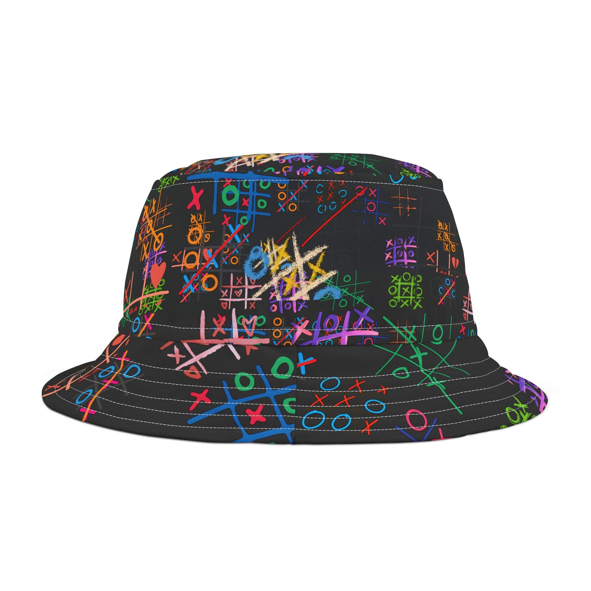Tic Tac Toe Bucket Hat | Graffiti Street Art Design - Etsy