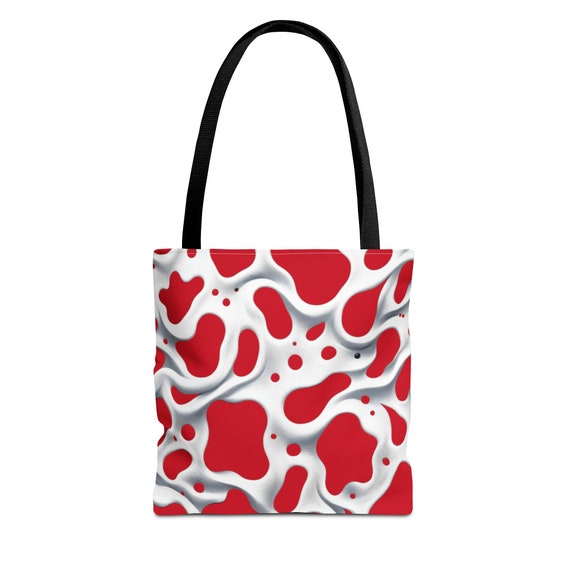 Pink cow print purse sale