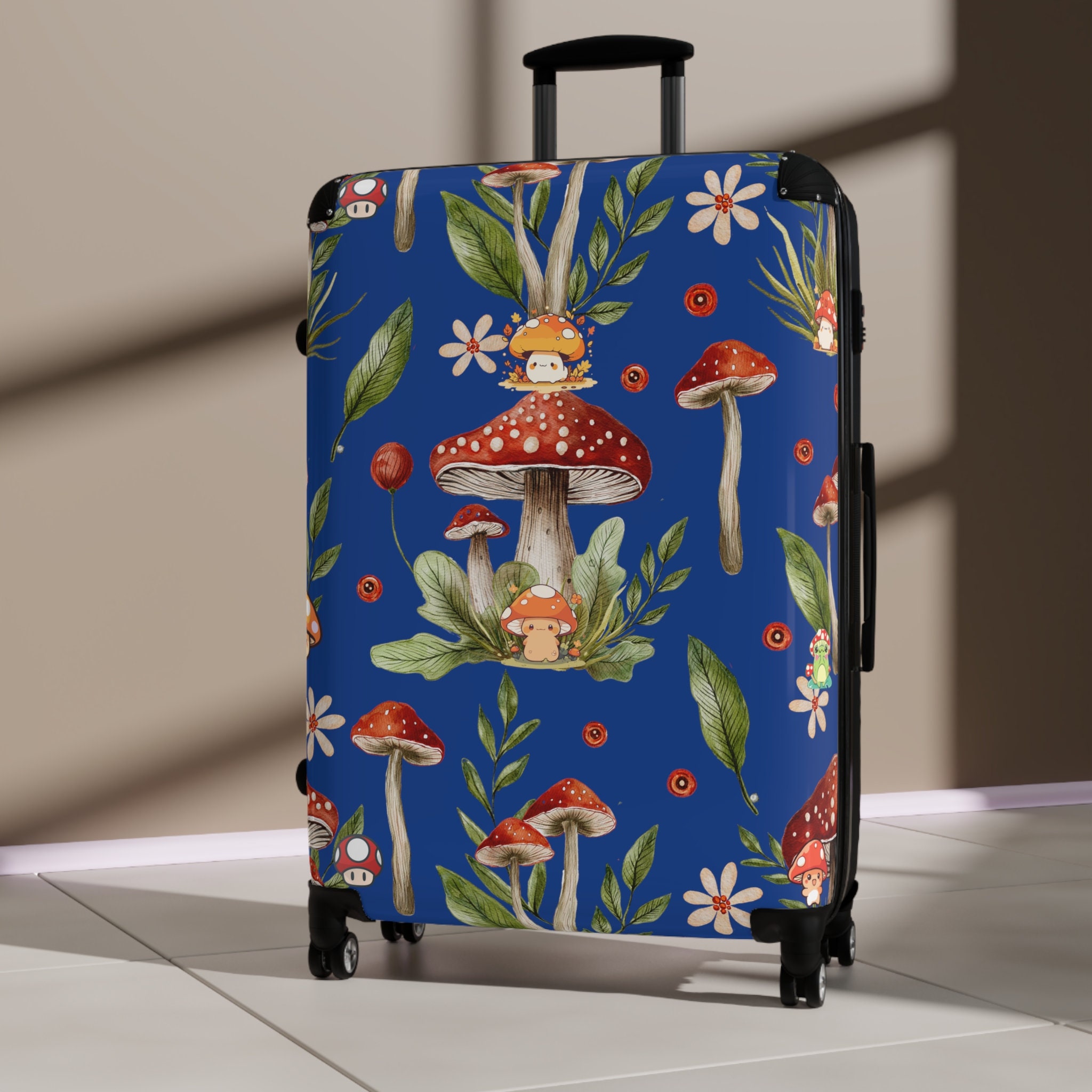 Whimsical Woodland Mushroom Suitcase