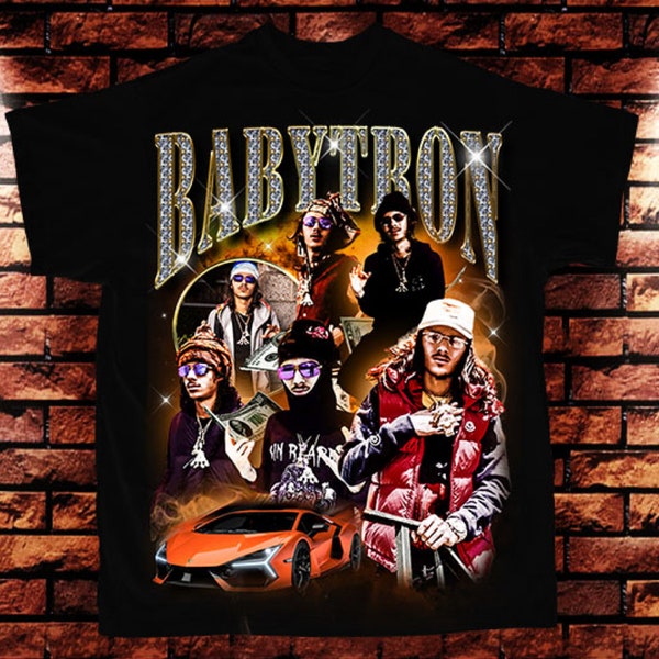 Babytron rapper graphic tee