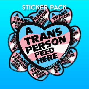 Une personne trans a fait pipi ici. Publié par un allié trans.