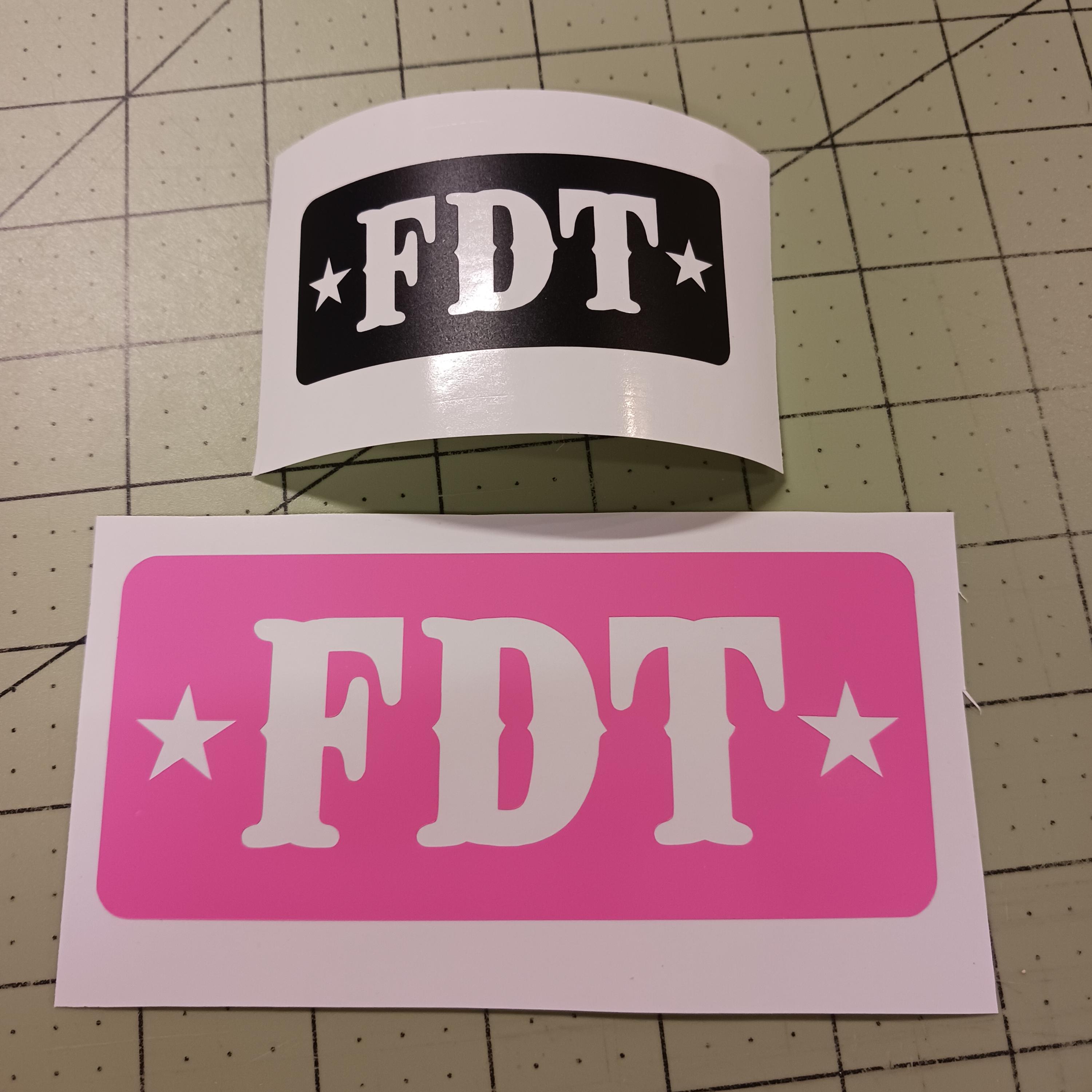 Furdtk Sticker FDT Vinyl Decal | Car Decal | Laptop Decal | Water Bottle Decal | Vinyl ...