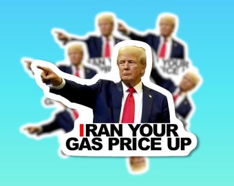 Trump sticker. Stickers pack | Anti Trump | Political stickers | Meme stickers | Waterproof