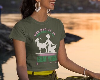 Goat Yoga T-Shirt: Funny Zen Meditation Tee