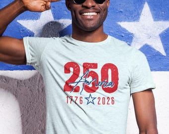 Camiseta del 250.º aniversario de EE. UU., Bicentenario de Estados Unidos, camiseta patriótica