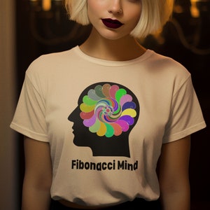 Fibonacci Mind T-shirt, Fibonacci Shirt, Math Teacher Gift, science Teacher Gift, Golden Spiral Fibonacci Gift Shirt