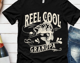 Reel Cooles Opa Shirt, Angeln Opa Geschenk, Lustiges Fischer T-Shirt für Papa oder Opa