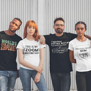 Funny Office Gag T-Shirt Bundle: Work Humor for Coworker Gift