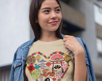 Asian American Pacific Islander Heritage Month Shirt, AAPI Heritage Month Heart Collage Shirt, Asia culture Celebration Tee, AAPI Gift