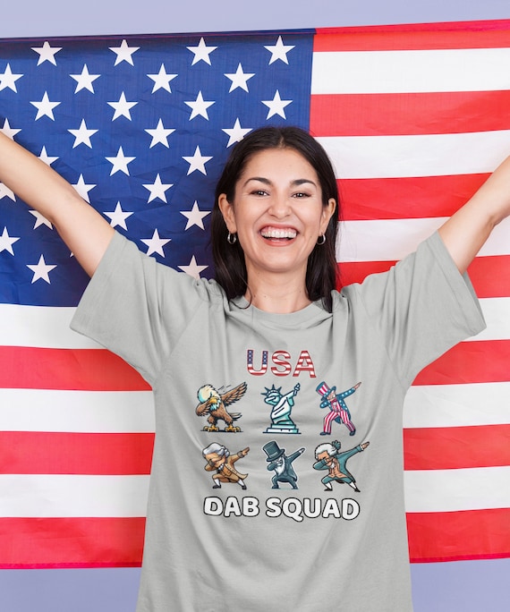 USA Dab Squad T shirt Presidents Day Patriotic Dabbing Shirt Dabbing US Presidents Tee Washington Lincoln Jefferson Celebration Gift Etsy