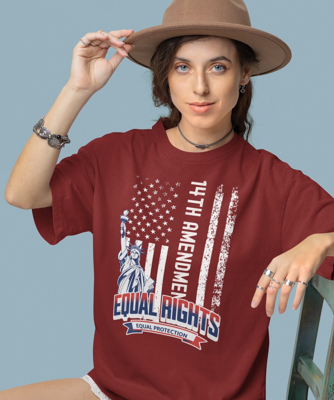 14th Amendment T-shirt: Equal Rights, Statue of Liberty - Etsy