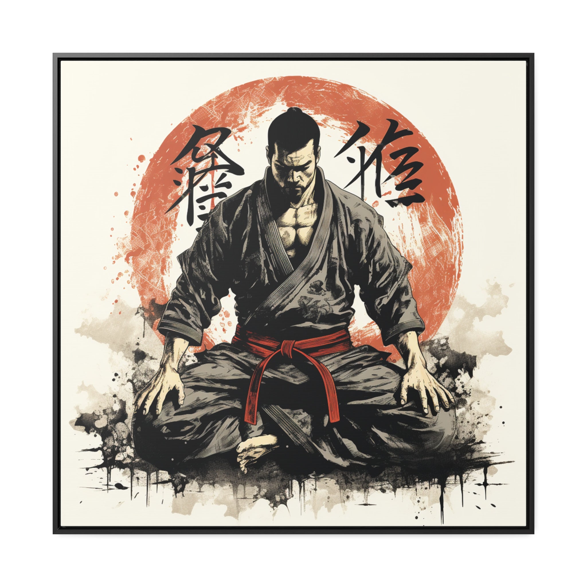 jitsu / Acrylic on canvas frameアート Amazon.com: Damdekoli Jiu Jitsu Skeleton Fighter Canvas - BJJ Wall