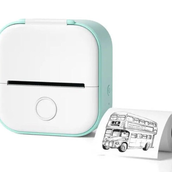 Portable Mini Printer Wireless Inkless T02 original