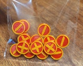 Custom Warcry Tokens - Set of 15 3D Printed Game Pieces in Your Choice of Colors