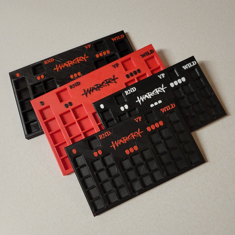 Customizable 3D Printed Warcry Dice Dashboard Organize and Enhance Your