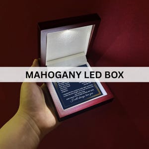 Mahogany LED Box