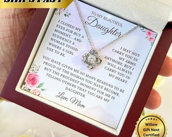 Colar para minha filha, presente de mãe, presente de mãe para filha, presente de aniversário de mãe para filha, joias para presente de formatura, presente de Natal