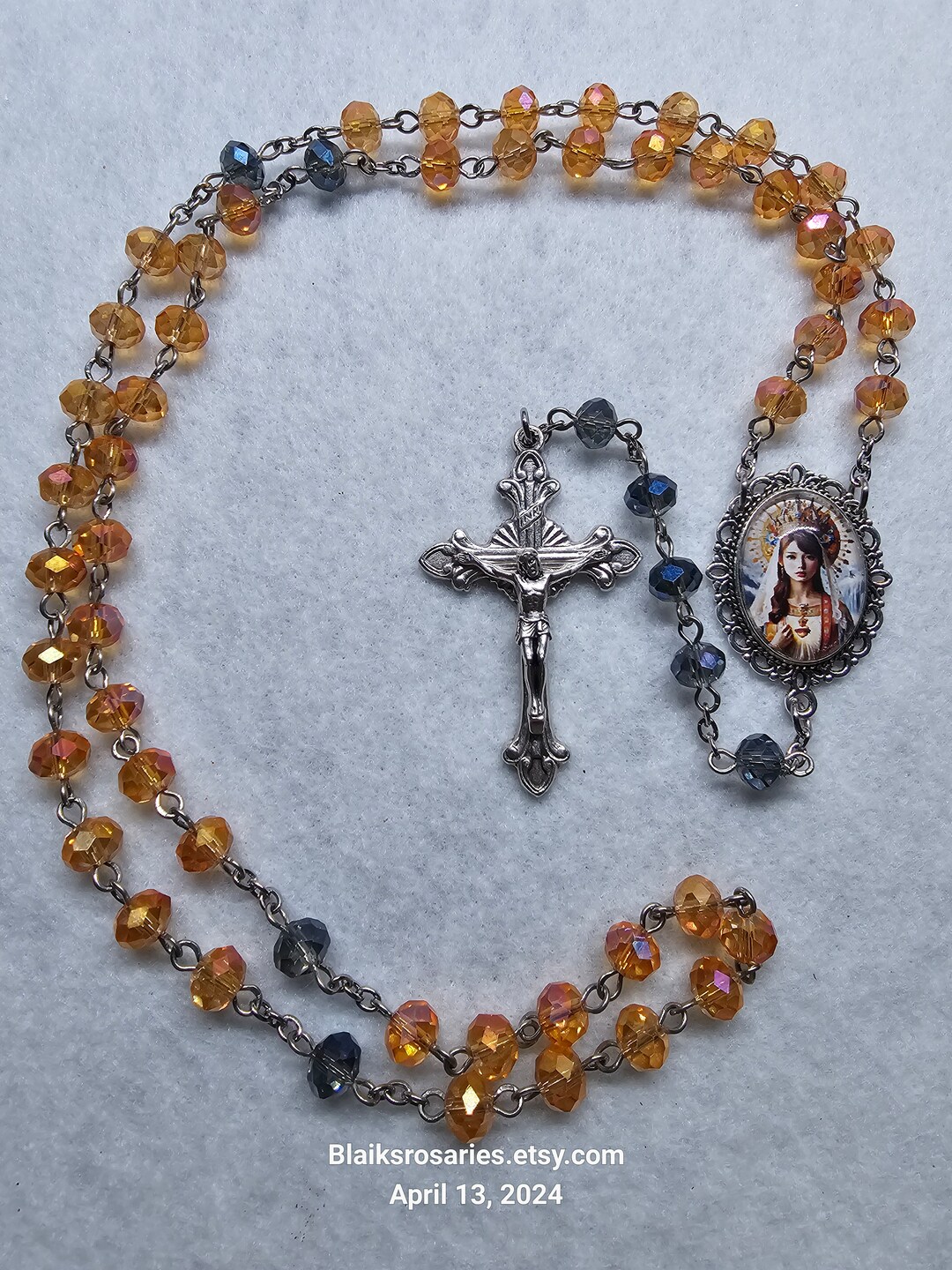 Our Lady of Akita japan GEN2 Legendary Regular Devotion Rosary. - Etsy ...