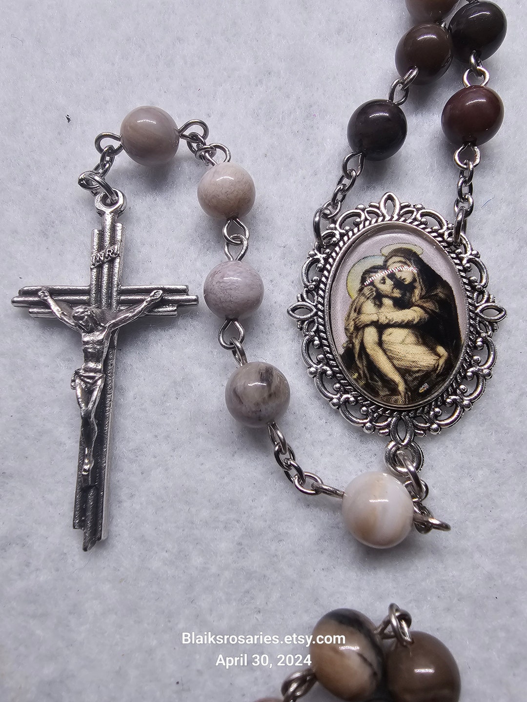 The Pieta alternative Style GEN2 Supreme Regular Devotion Rosary. - Etsy