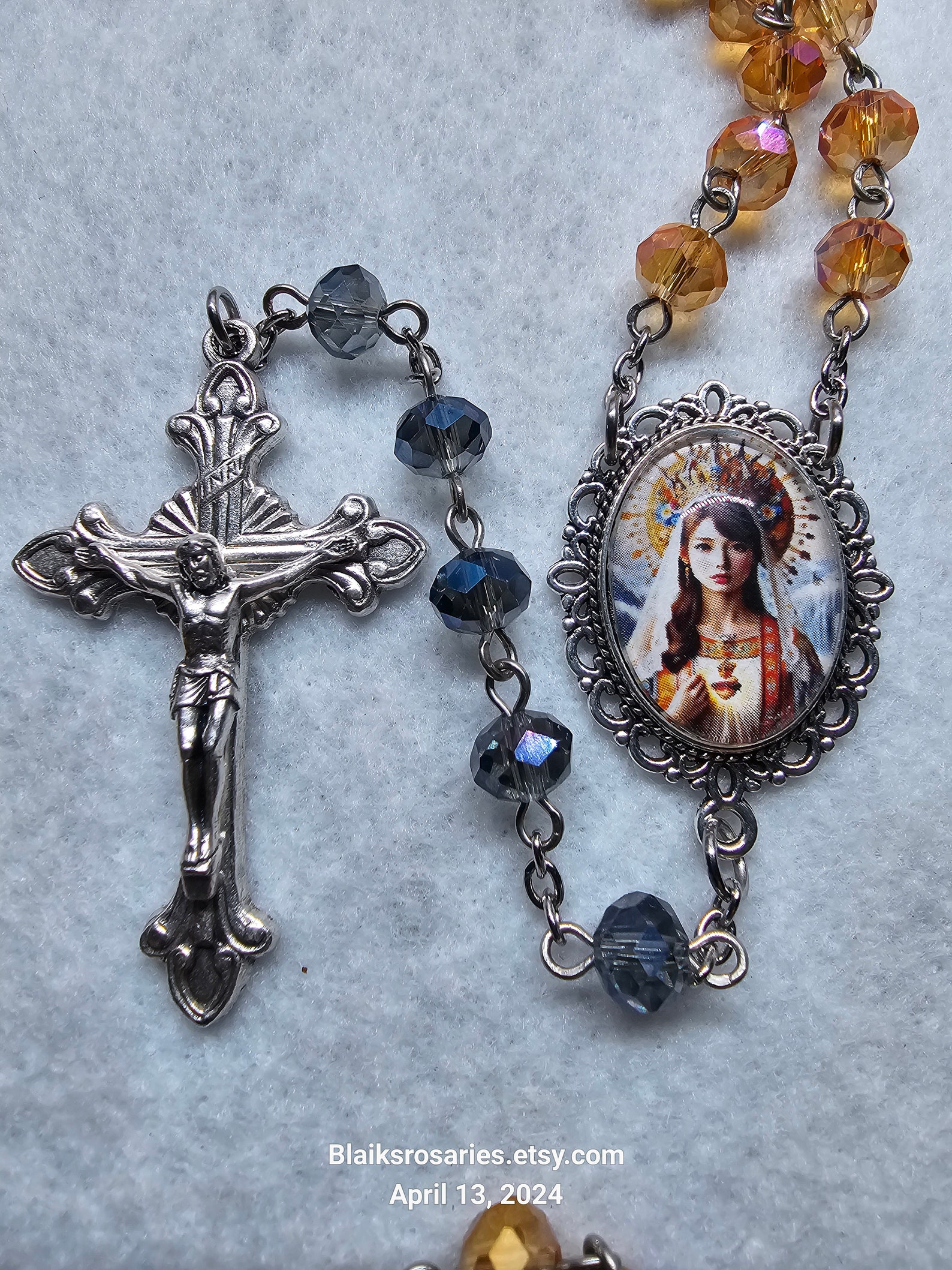 Our Lady of Akita japan GEN2 Legendary Regular Devotion Rosary. - Etsy