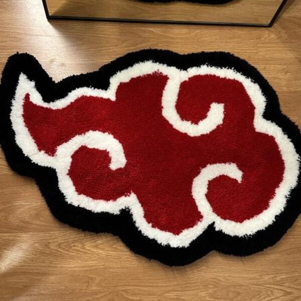 Naruto Cloud Rugs Etsy