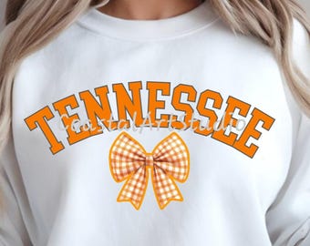 Tennessee Vols PNG coquette ut vols Orange white sublimation design college gameday digital download