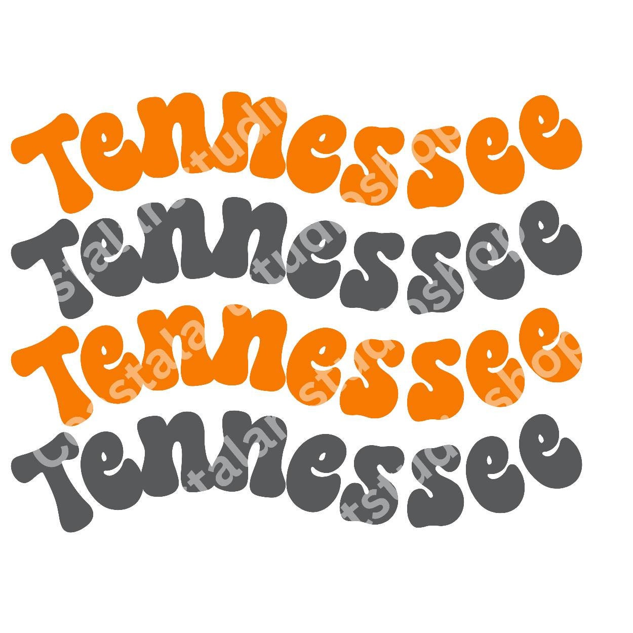 Vols Graphics Tennessee Vols PNG Curved Text Digital Download TN Volunteers ...