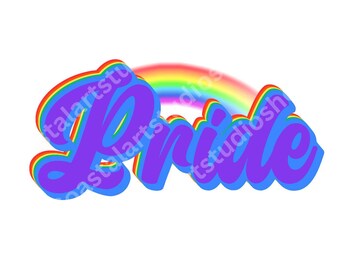 Pride PNG LGBTQ + Unterstützung Ehe Gleichheit Sublimation Design Liebe ist Liebe png Regenbogen png