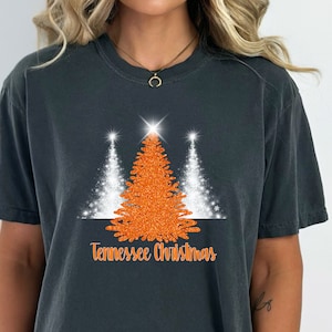 Tennessee Vols Christmas Tree PNG ut vols Pomarańczowo-biały świąteczny wzór sublimacji
