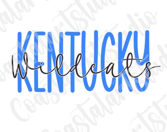 Kentucky Wildcats PNG sublimation design sports graphic college football png for tshirts tote bags tumblers etc