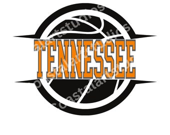 Tennessee Vols Basketball PNG SVG tn volunteers digital download sublimation design college sports lady vols Basketball graphic