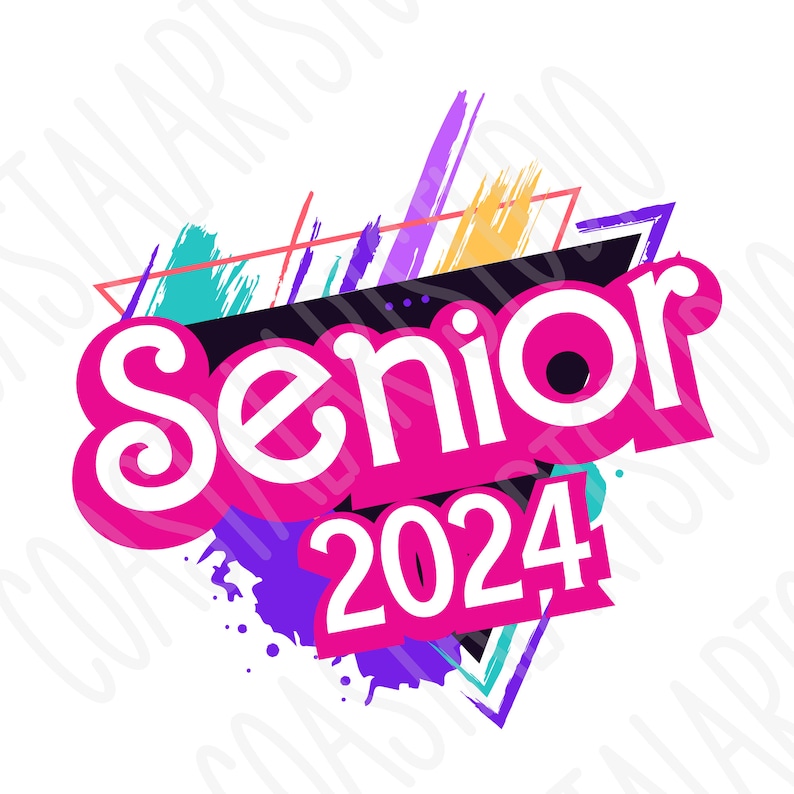 Senior 2024 PNG Sublimation Design Senior Year Class of 2024 Etsy