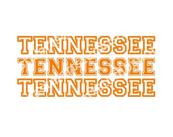 Tennessee Volunteers PNG TN Vols diseño de sublimación de descarga digital para camisetas, vasos, pegatinas, fútbol deportivo universitario PNG