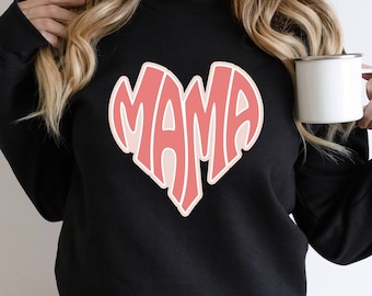 Mama Heart PNG mama serce Cyfrowe pobieranie SVG sublimacja png, plik svg mama życie