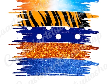 Blauw oranje PNG achtergrond sublimatie ontwerp kastanjebruine png afbeelding voor t-shirts tassen tuimelaars etc