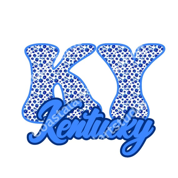Kentucky Retro Floral PNG sublimation design Kentucky wildcats college sports png