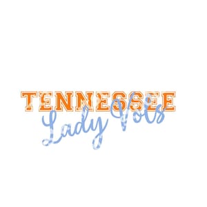 Tennessee Lady Vols PNG SVG tn volunteers digital download sublimation design college womens basketball graphic
