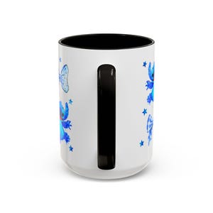 Tazas con personajes y lazos de Stitch / Taza con diseño de acuarela imagen 3