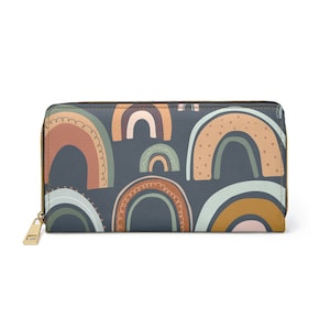 Raining Rainbows Zipper Wallet