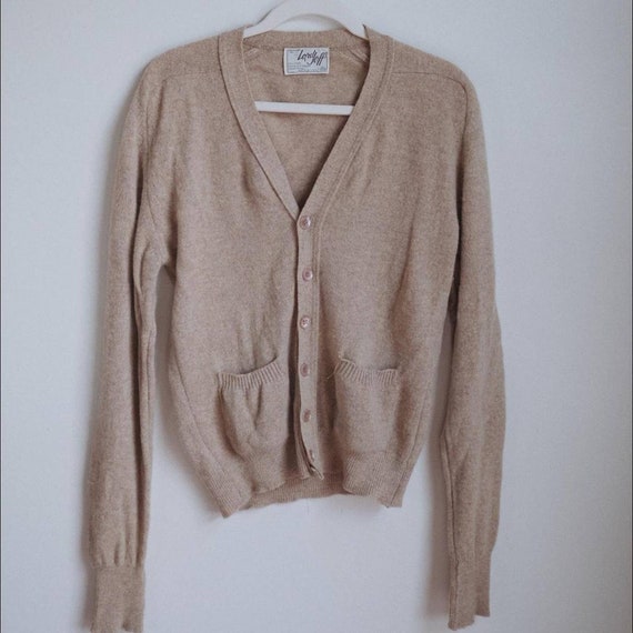 70s lord jeff wool cardigan - image 1