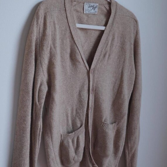 70s lord jeff wool cardigan - image 3